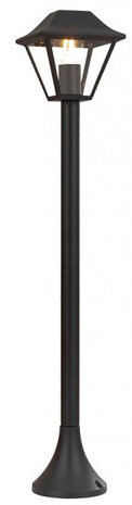 lantaarn VT-845 E27 60W 95 cm IP44 aluminium zwart
