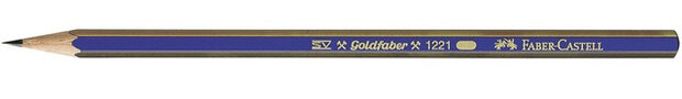 potlood Goldfaber 1221 3H blauw/grijs