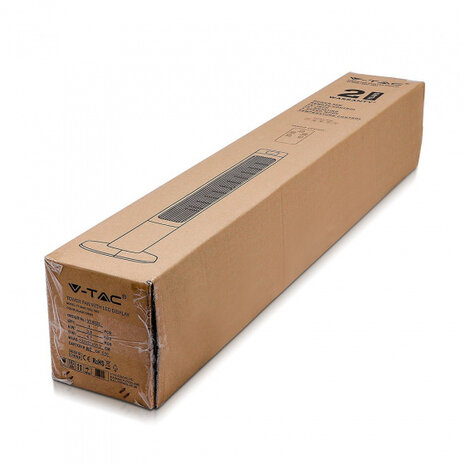 torenventilator VT-5546 55W 30 x 120 cm ABS zwart
