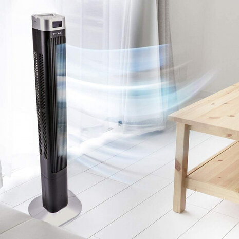 torenventilator VT-5546 55W 30 x 120 cm ABS zwart