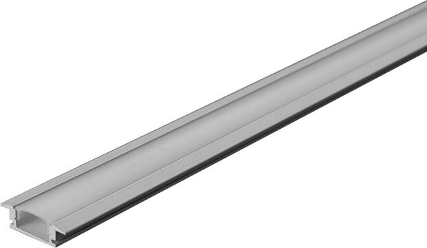 led-strip profiel VT-8122 200 cm aluminium zilver/matwit