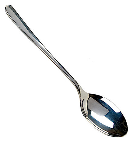 lepel 20,6 x 4,3 cm RVS zilver
