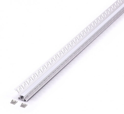 led-stripprofiel VT-8104 2000 x 45,4 mm aluminium zilver