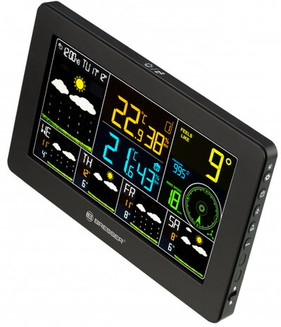 weerstation 4Cast draadloos 20,5 cm zwart 3-delig