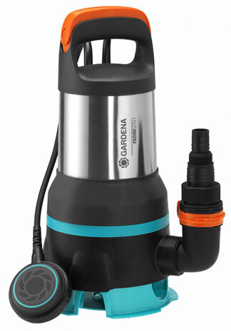 vuilwater- dompelpomp 15000 RVS 28,6 x 46 cm zwart