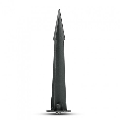 grondpen VT-854 3,5 x 15 cm IP65 aluminium grijs