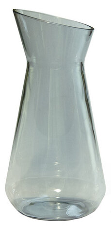 karaf Pangea 1,2 liter 13,5 x 27 cm transparant-aqua