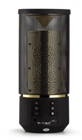 stereo-speaker VT-6211 led bluetooth 3W 1200mAh zwart