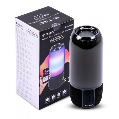 stereo-speaker VT-6211 led bluetooth 3W 1800mAh zwart
