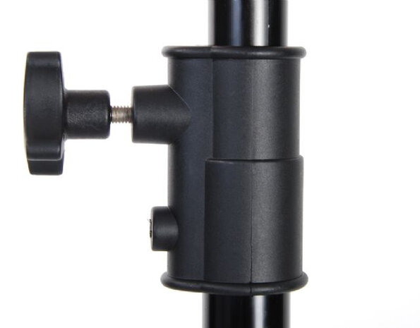 lampstatief L3900GA/B Heavy Duty 394 cm alu zwart