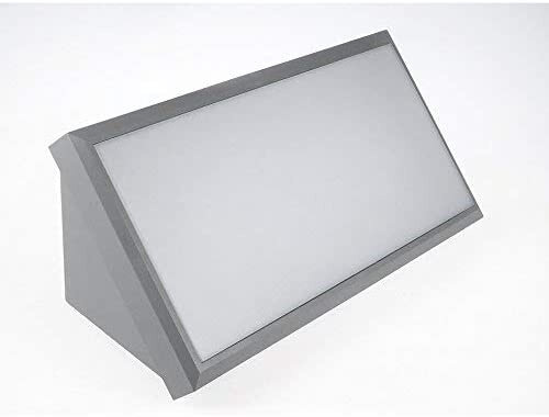 wandlamp VT-8054 led 26,5 cm 12W 3000K 600lm grijs