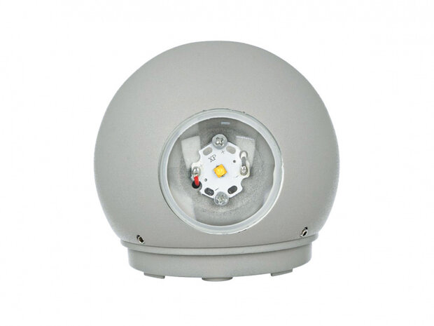 wandlamp VT-836 led 11,2 cm 6W 4000K 660lm grijs