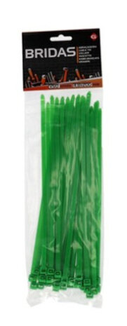kabelbinders 4,8 x 200 mm groen 50 stuks