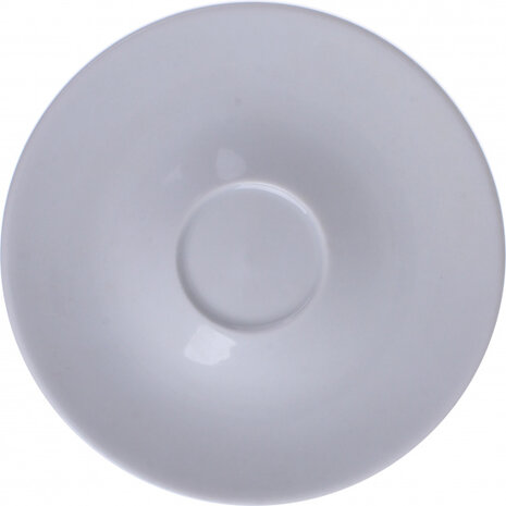 kop en schotel 220 ml porselein wit 2-delig