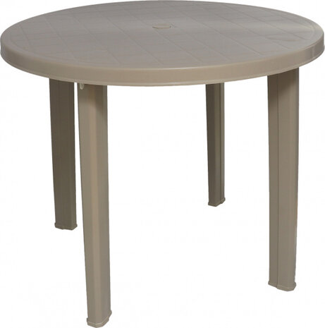 tuintafel Sabbia rond 90 cm beige