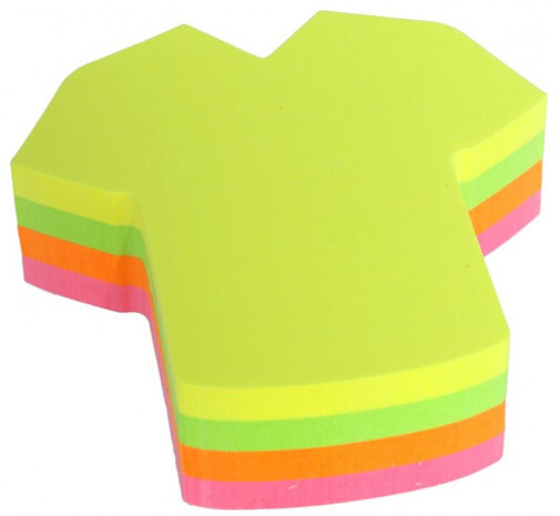 memoblok T-Shirt verlijmd 7 x 7 x 2 cm 200 vellen