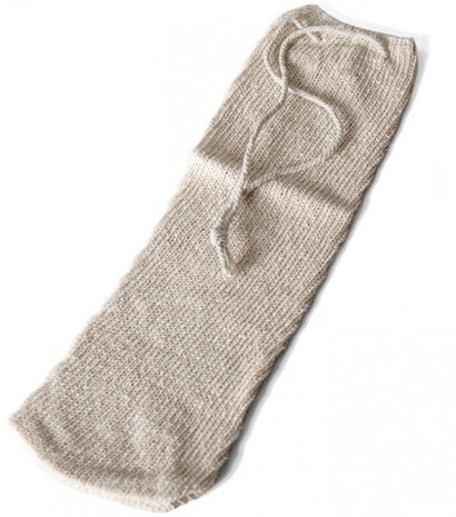 producttas 1,5 kg 7 x 27 cm katoen beige