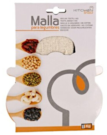producttas 1,5 kg 7 x 27 cm katoen beige