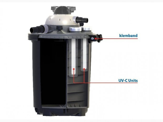 drukfilter Clear Control 100 antraciet