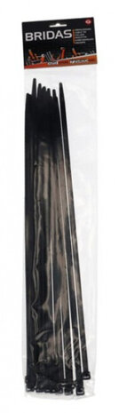 kabelbinders 7,2 x 400 mm zwart 20 stuks