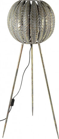 vloerlamp Marise 37 x 100,5 cm E27 staal 40W goud