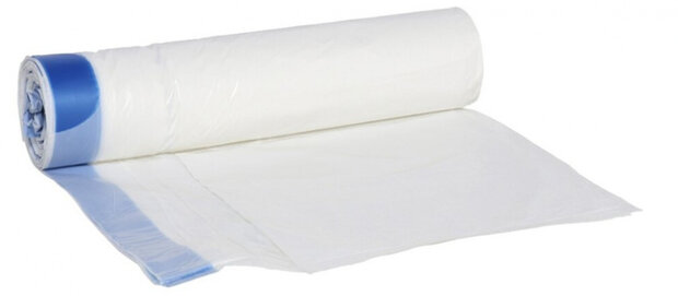 afvalzak 30 liter 4 x 18,5 cm polyetheen&nbsp;wit