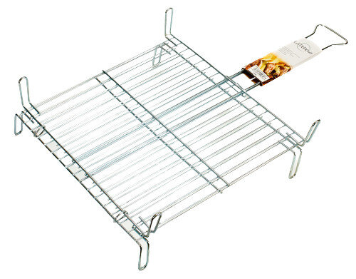 grillklem 45 x 45 cm verzinkt staal zilver