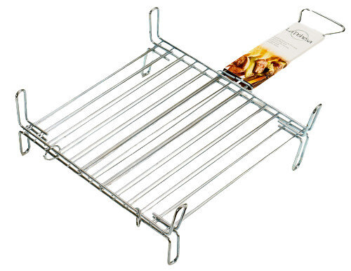 grillklem 35 x 35 cm verzinkt staal zilver