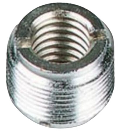 adapter 3/8&quot;-5/8&quot; staal zilver