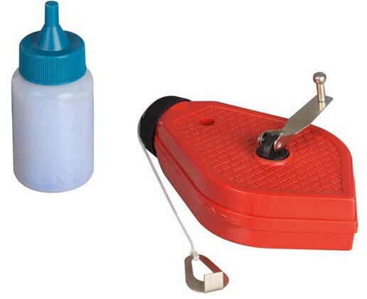 slaglijn met poeder 30 meter rood