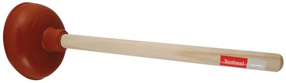 ontstopper 43 x 16 cm hout naturel/bruin