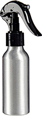 plantenspuit 100 ml 7,5 x 16 cm aluminium zilver/zwart