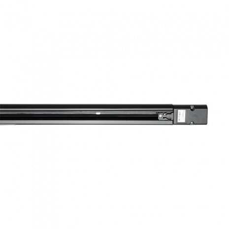 rail voor railverlichting 1 meter IP20 aluminium zwart