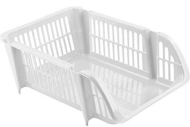 opbergrek groente Indalo 44 cm wit