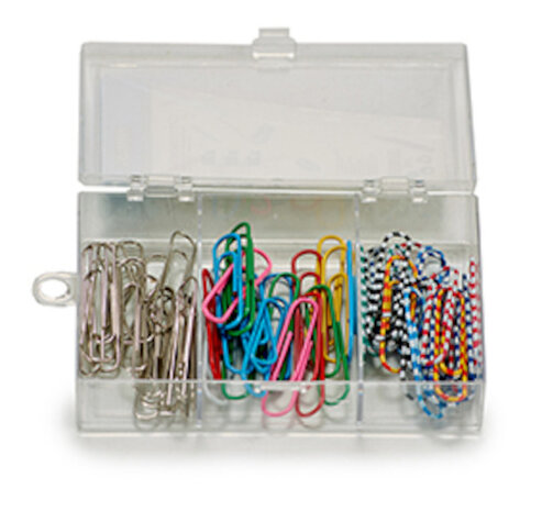 paperclips gekleurd 14 x 9 cm staal 60 stuks