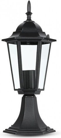 buitenlamp staand VT-753 E27 40W 40,3 cm alu matzwart
