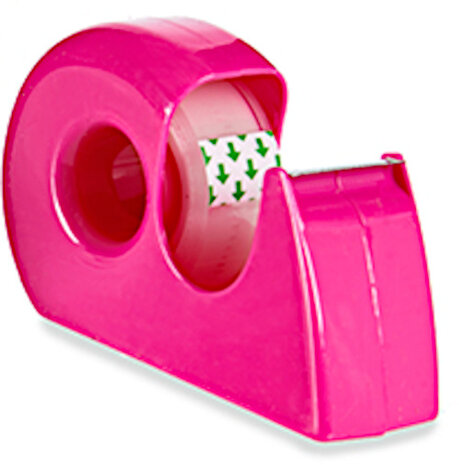 plakbandhouder&nbsp;junior 18 x 13,5 x 3 cm roze 4-delig&nbsp;
