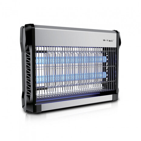 insectenlamp VT-3220 20W 220-240V aluminium zwart