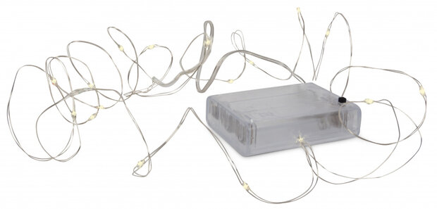 lichtslinger 20led batterij 220 cm warm wit
