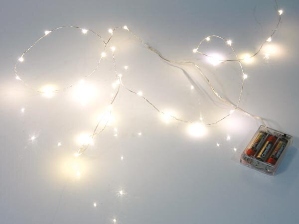 lichtslinger 20led batterij 220 cm warm wit