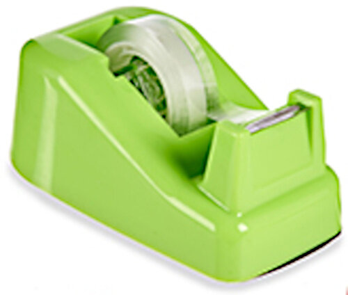 plakbandhouder 18 x 11 x 5 cm groen
