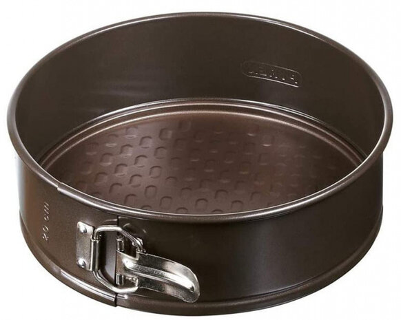 springvorm Asimetria 3,2 liter 26 cm carbonstaal bruin