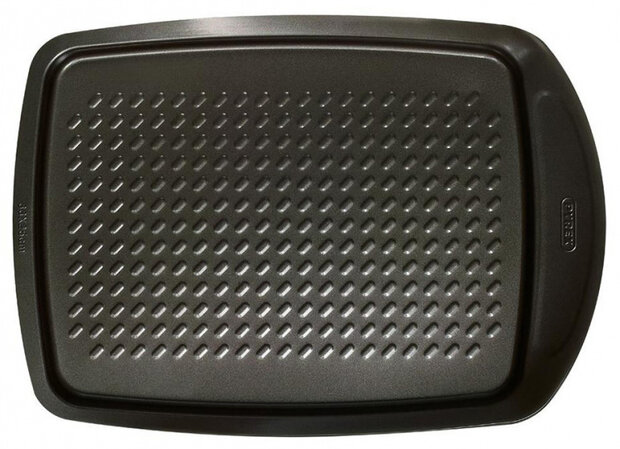 bakplaat Asimetria 25 x 33 cm carbonstaal bruin