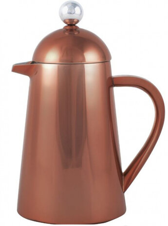thermos-serveerkan 1 liter 25,5 cm RVS koper