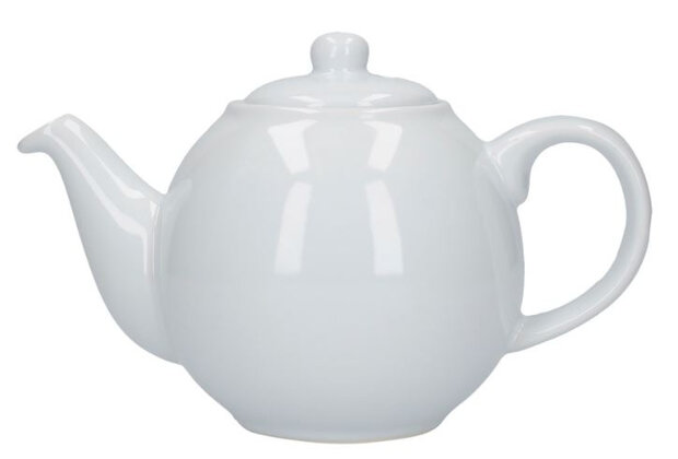 theepot Globe 1,2 liter keramiek wit