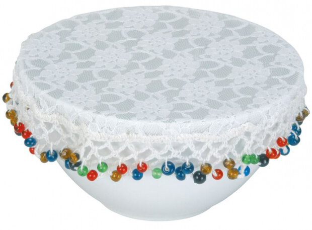 saladebeschermer Home Made Lace katoen wit