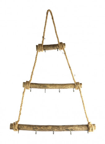 decoratiehanger Jakob 74 x 53 cm hout naturel