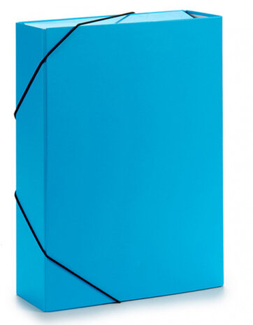 elastomap 24 x 7 x 31,5 cm karton blauw