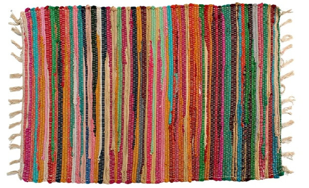 vloerkleed Jarapa 120 x 80 cm katoen
