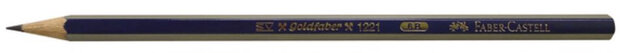 grafietpotlood 9000 3B hout 17,5 cm grijs